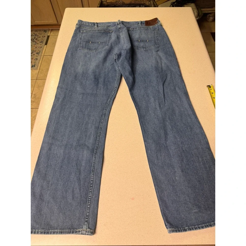 Polo Ralph Lauren Mens Straight Leg Jeans 38x32 Medium Wash Blue 100% Cotton